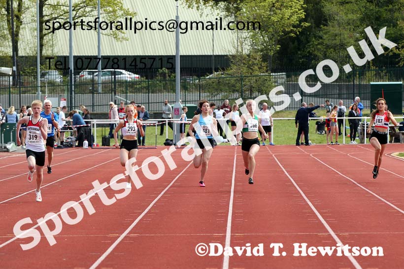 200 metres, 2021 NECAA Middlesbrough Open Meting, Sunday, May 9th. Photo: David T. Hewitson/Sports for All Pics